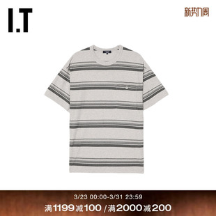 des COMME GARCONS HOMME男装 T恤随性休闲风 宽松条纹短袖 CDG