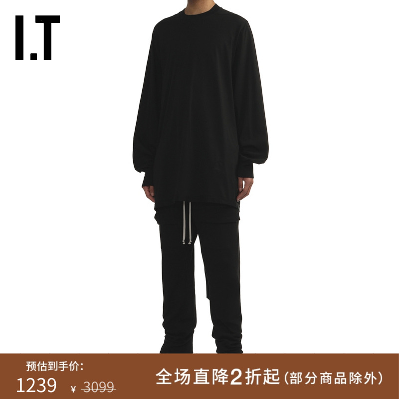 ITDRKSHDW中长款长袖T恤