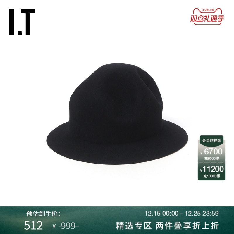 IT日本CA4LA毛呢礼帽复古气质