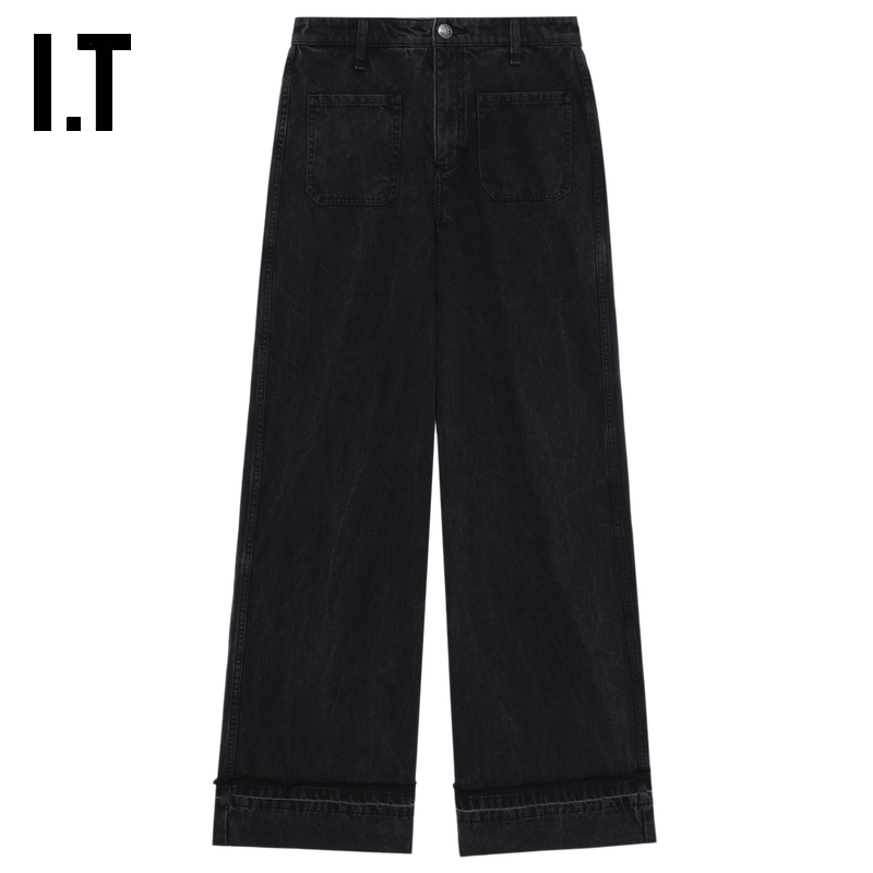 ITrag&bone牛仔阔腿裤长裤
