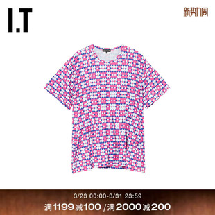 des GARCONS 饰短袖 CDG T恤 满幅花色装 COMME PLUS男装 HOMME