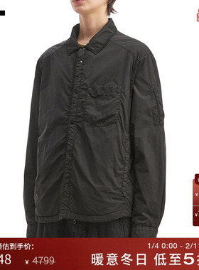 IT C.P.COMPANY男装衬衫式翻领夹克新款直排扣休闲外套05904GMP