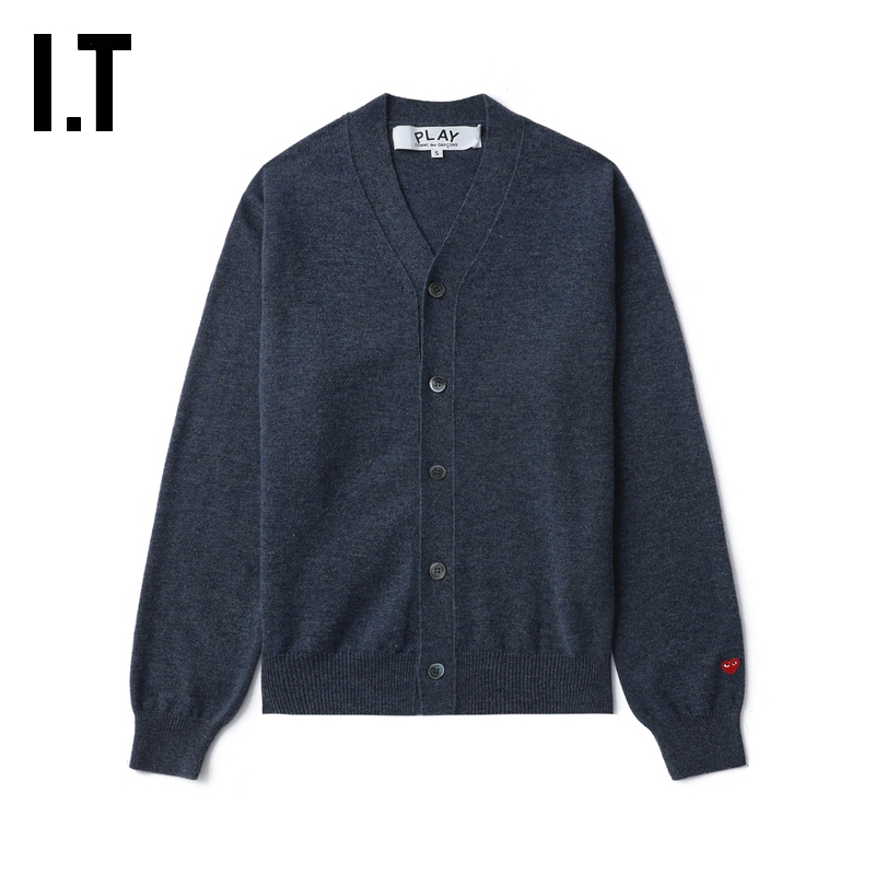 IT纯色羊毛针织开衫简约质感