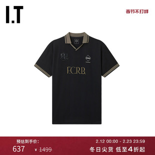 IT F.C.REAL BRISTOL男装翻领短袖T恤新款足球球衣运动风宽松半袖
