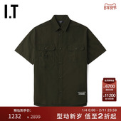 上衣 des CDG 短袖 COMME HOMME男装 简约酷感工装 GARCONS 衬衫