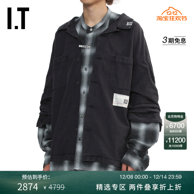 ITMiharaYasuhiro假两件衬衫