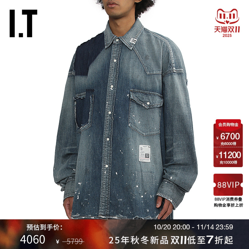 ITMiharaYasuhiro牛仔衬衫