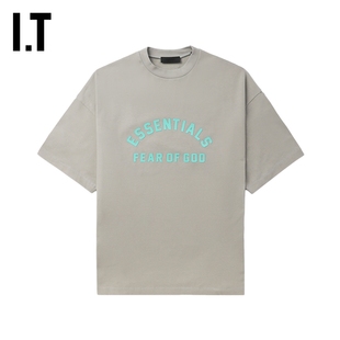 潮流酷感宽松半袖 200SEAMM T恤新款 短袖 ESSENTIALS男装 中长款