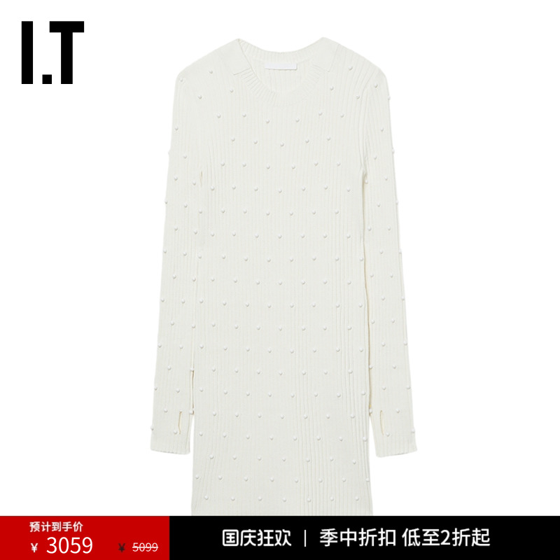 ITHELMUTLANG长袖针织连衣裙