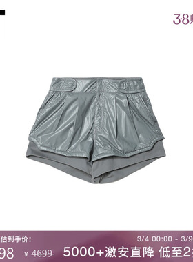 IT JUUN.J男装休闲短裤新品个性型格叠层设计饰袢带运动裤225H31