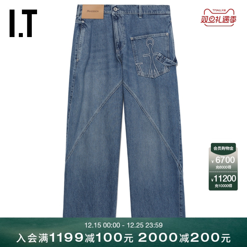 ITJWAnderson直筒牛仔裤