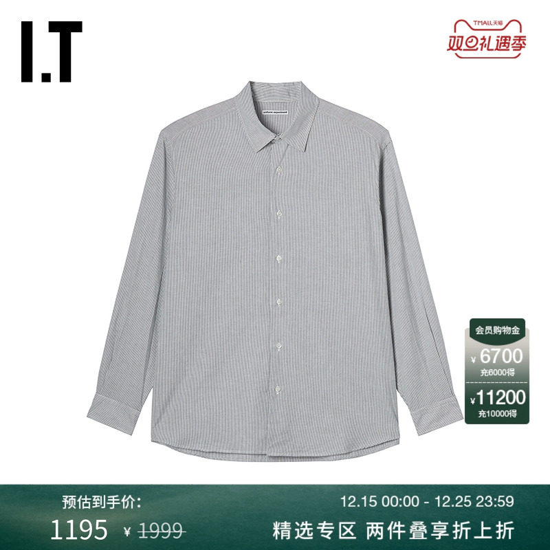 ITuniformexperiment条纹衬衫