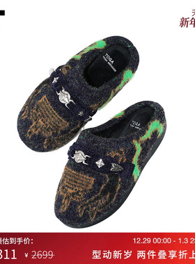 IT TOGA ARCHIVES女款包头穆勒鞋新款潮流酷感毛毛拖鞋AJ601NAP