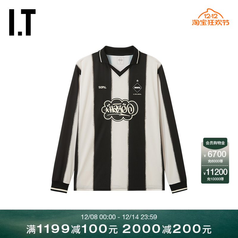 ITF.C.REALBRISTOL条纹长袖T恤