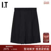 9BLPLEMN 褶裥裙裤 PETER 宽松西装 DO男装 新款 纯色短裤 五分裤 裤