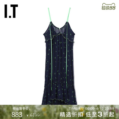 ITSJYP吊带连衣裙时尚趣味