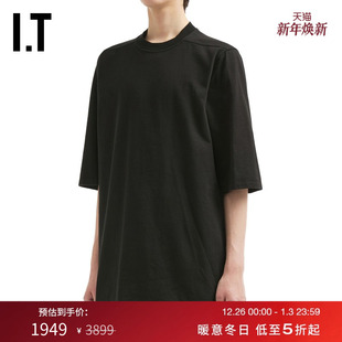 中长款 短袖 T恤新款 纯色半袖 Owens男装 简约基础款 274RIGMP Rick