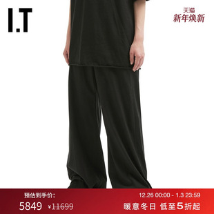 阔腿裤 Owens女装 休闲裤 新款 0355L 时髦气场宽松拖地长裤 Rick