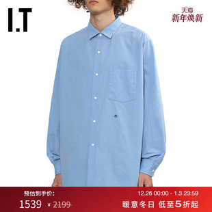 nanamica男装 新款 中长款 衬衫 简约通勤宽松衬衣GS400EMP 长袖