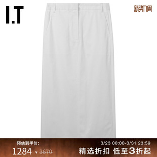 简洁大方直筒裙西装 纯色半身裙长裙新款 裙CI5242XM Tibi女装