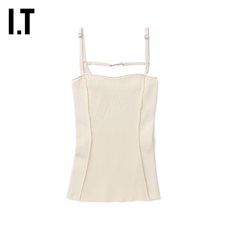ITJACQUEMUS修身罗纹吊带背心