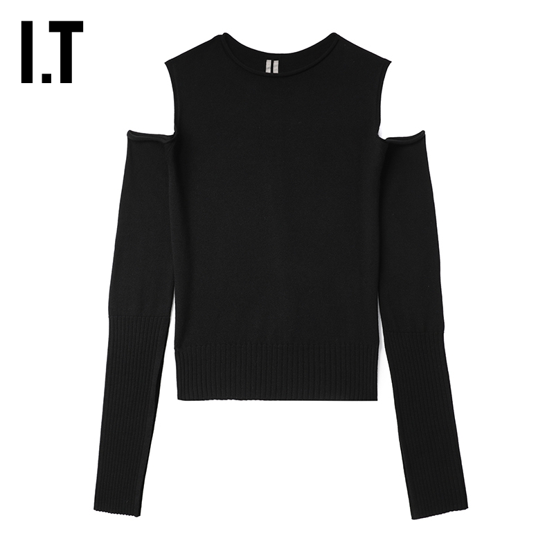 ITRickOwens超长袖针织衫