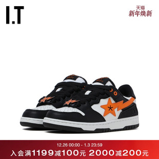 STA联名女款 系带运动鞋 新款 板鞋 BAPE 活力街头拼接休闲鞋 BAPY