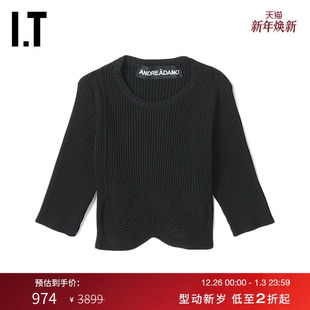 ANDREA 露脐装 ADAMO女装 合身短款 0573XI 罗纹上衣性感时尚