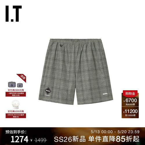 ITF.C.REALBRISTOL松紧腰短裤