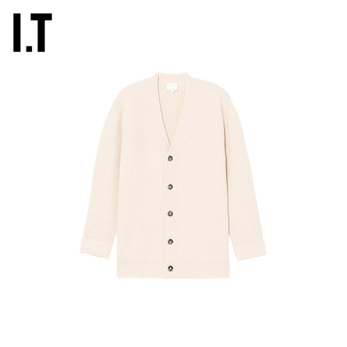 ITA.P.C.宽松V领针织开衫