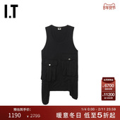 CDG 立体口袋装 COMME GARCONS PLUS男装 des HOMME 饰圆领背心