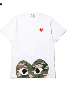 IT COMME des GARÇONS PLAY男装短袖T恤2019秋季新品爱心244MA