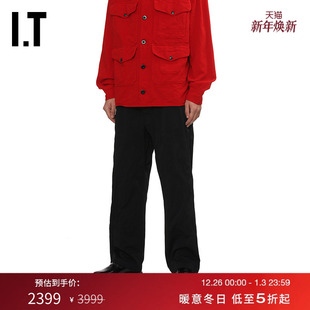 JUNYA 简约有型纯色直筒裤 WATANABE男装 新款 WPP025MP 休闲长裤