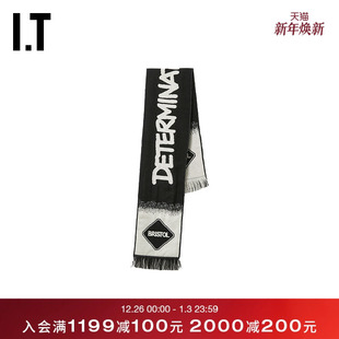 流苏围巾新款 BRISTOL男款 潮流质感拼色围脖配搭品 F.C.REAL