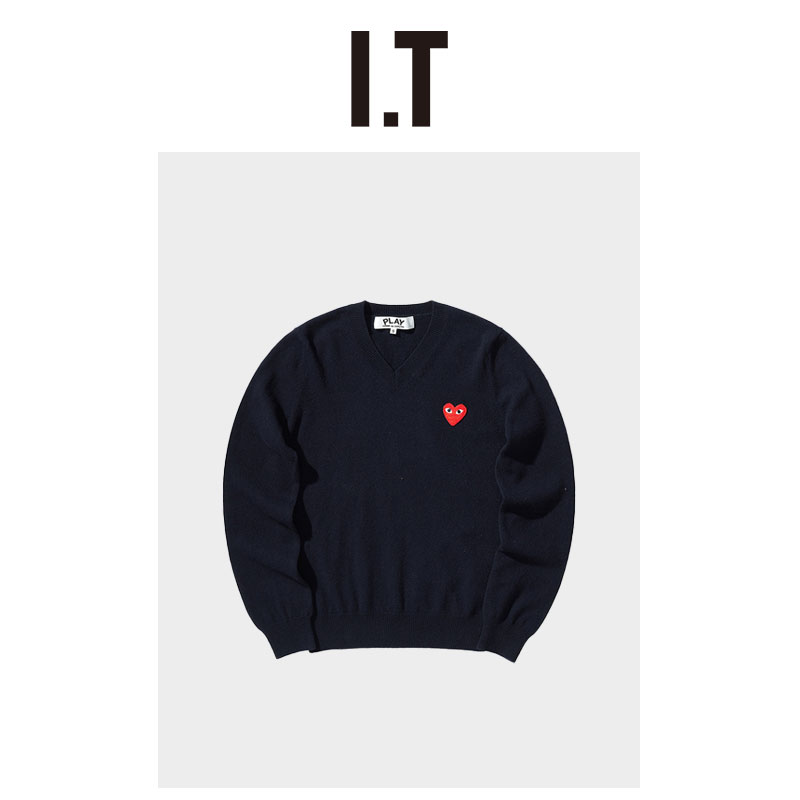 IT川久保玲男女装V领针织