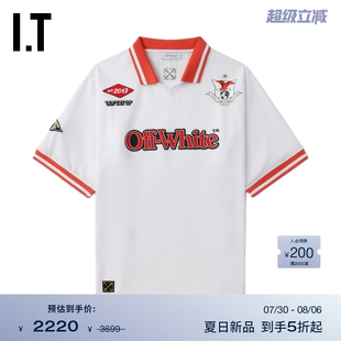 VIRGIL OFF 复古美式 运动风 polo衫 ABLOH™男装 WHITE 新款
