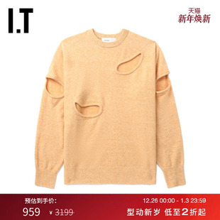 TOGA 时尚 ARCHIVES女装 新品 挖剪镂空薄毛衣2XN901XL 圆领针织衫