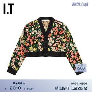 Serafini女裝 花朵嵌花 Lorenzo 針織開衫 Philosophy 短款