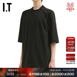 中长款 短袖 T恤新款 纯色半袖 Owens男装 简约基础款 274RIGMP Rick