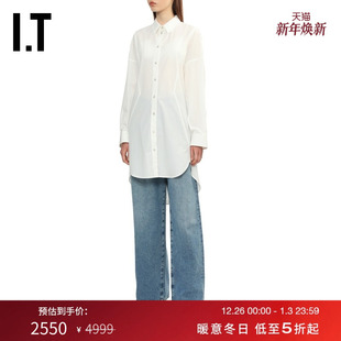 HELMUT 简约大方宽松衬衫 LANG女装 连衣裙新款 裙HW6045XP 长袖