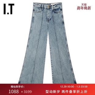 bone女装 微喇牛仔长裤 新款 CLS300XO 时髦复古宽松喇叭裤 rag