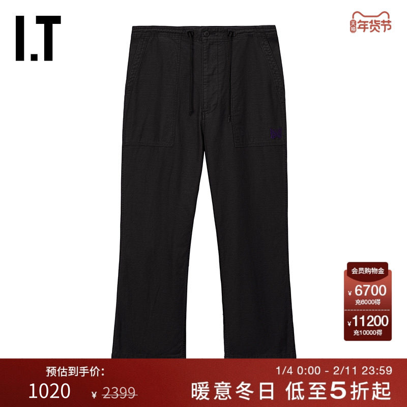 IT NEEDLES男装工装裤长裤新款简约潮流纯色休闲裤直筒裤RW2175MP,男装,休闲裤,淘宝优惠券,粉丝福利购,淘宝优惠卷