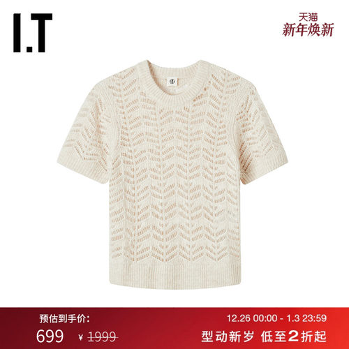 ITTheGarment圆领短袖针织衫