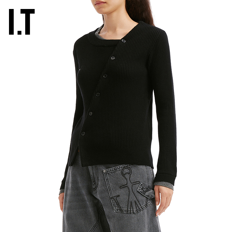 ITAnderssonBell斜襟针织开衫