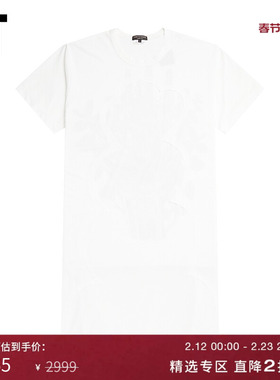 IT CDG COMME des GARÇONS HOMME PLUS男装中长款短袖T恤图案印花