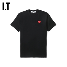 IT CDG PLAY COMME des GARCONS川久保玲INVADER联名男装短袖T恤