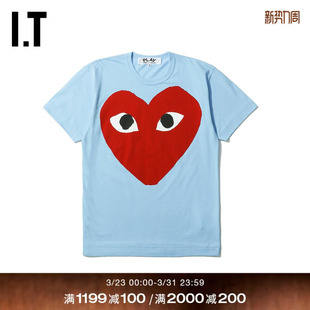 COMME PLAY des GARCONS川久保玲秋男装 T恤 圆领短袖 CDG