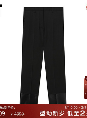 IT HELMUT LANG女装合身西装裤长裤新款摩登时髦拼接西裤1H0206XM