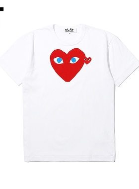 IT CDG PLAY COMME des GARÇONS川久保玲男装短袖T恤红色爱心装
