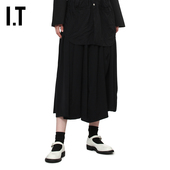 纯色半身裙伞裙中长裙新款 文艺气质 des GARCONS女装 CDG COMME